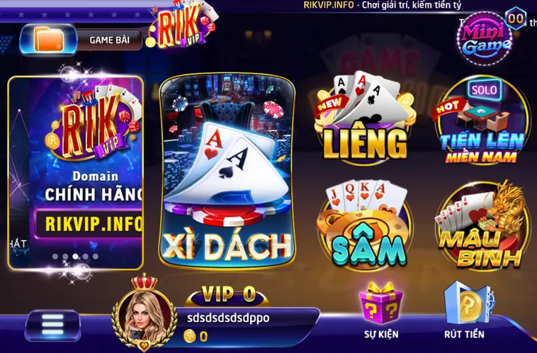 Chinh Phục Đấu Trường Sát Phạt Thượng Lưu Cùng Sảnh Game Bài RikVip Đẳng Cấp