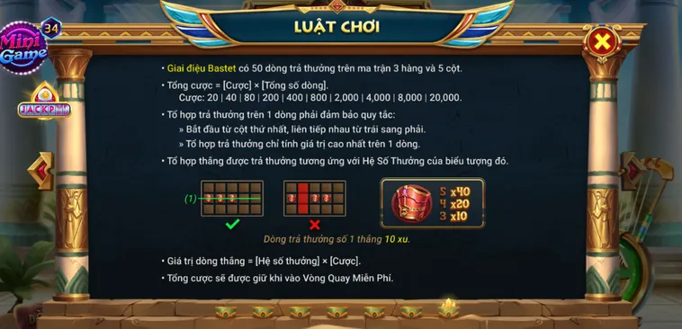 Hướng Dẫn Săn Jackpot Khủng Tại Game Nổ Hũ Giai Điệu Pastet Tại RikVip