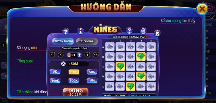 Bản Lĩnh Dò Mìn Bứt Phá Vòng Quay Tài Lộc Cùng Siêu Phẩm Minigame Mines Tại RikVip