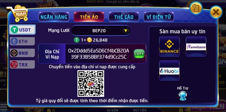 Hướng Dẫn Các Phương Thức Nạp Tiền RikVip Nhanh Chóng Và Chính Xác Nhất