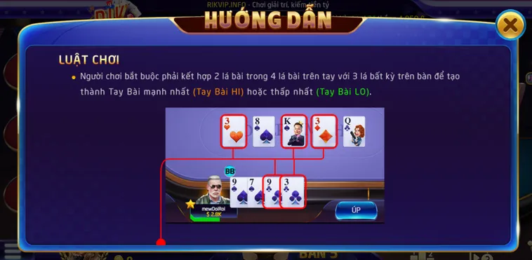 Bí Quyết Làm Chủ Bàn Cược Omaha Poker 6 Tại RikVip Cho Mọi Cược Thủ