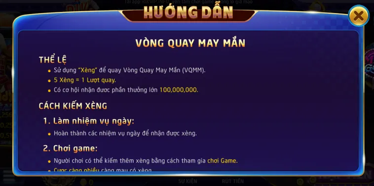 Chinh Phục Giải Thưởng Lớn Cùng Minigame Vòng Quay May Mắn Tại RikVip