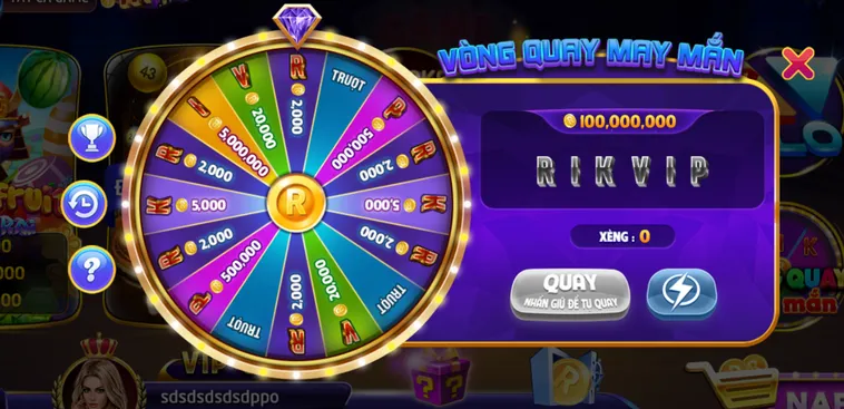 Chinh Phục Giải Thưởng Lớn Cùng Minigame Vòng Quay May Mắn Tại RikVip